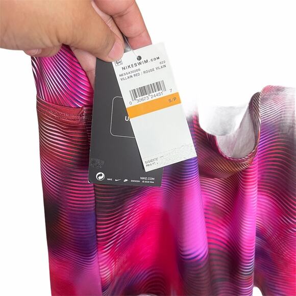 Nike Shift Layered Cross Back Tankini Multi Small - Picture 7 of 9